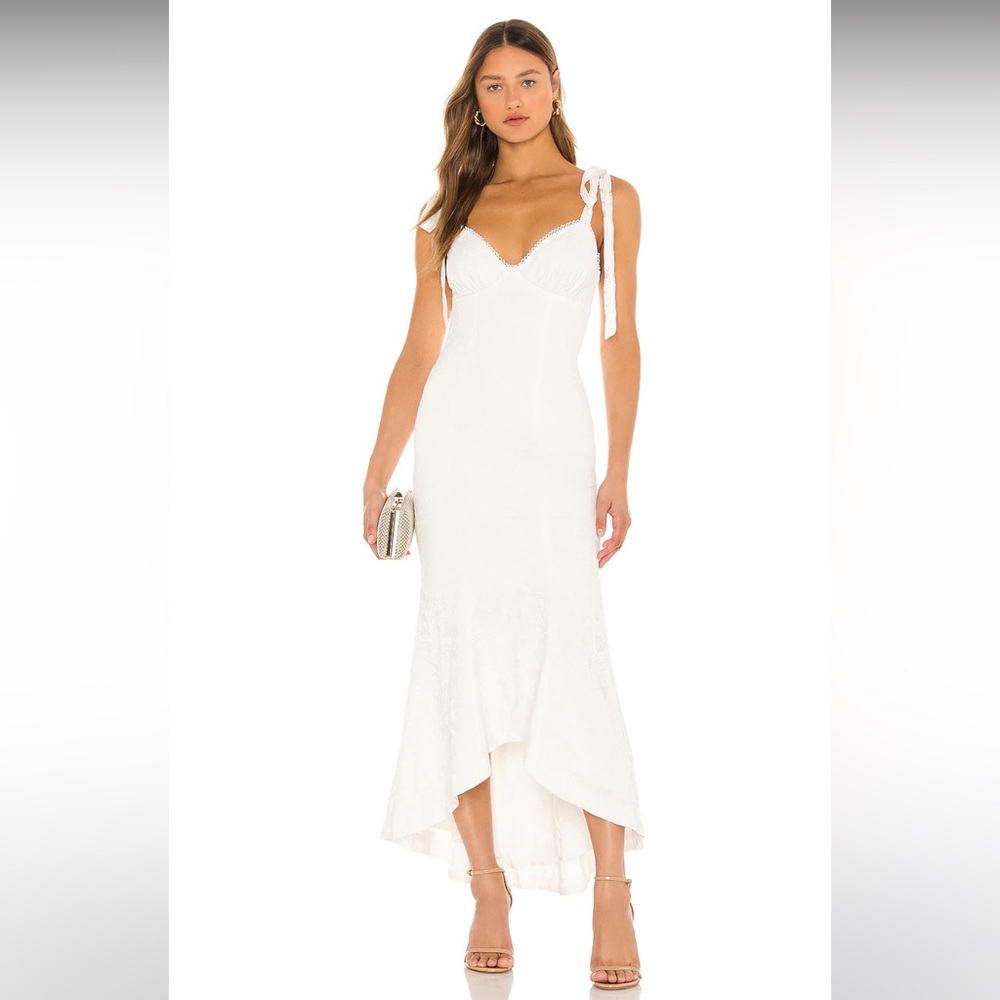 Majorelle White MIDI Dress from Revolve